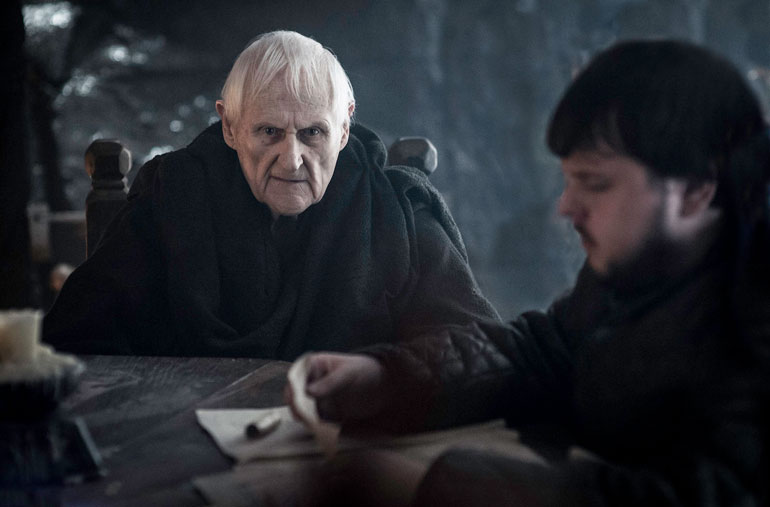 PEter Vaughn nätteli Game of Thronesissa viiden vuoden ajan. PEter Vaughn nätteli Game of Thronesissa viiden vuoden ajan.