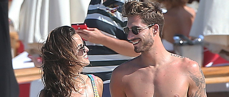 Kevin Trapp ja Izabel Goulart lomailemassa Kevin Trapp ja Izabel Goulart lomailemassa
