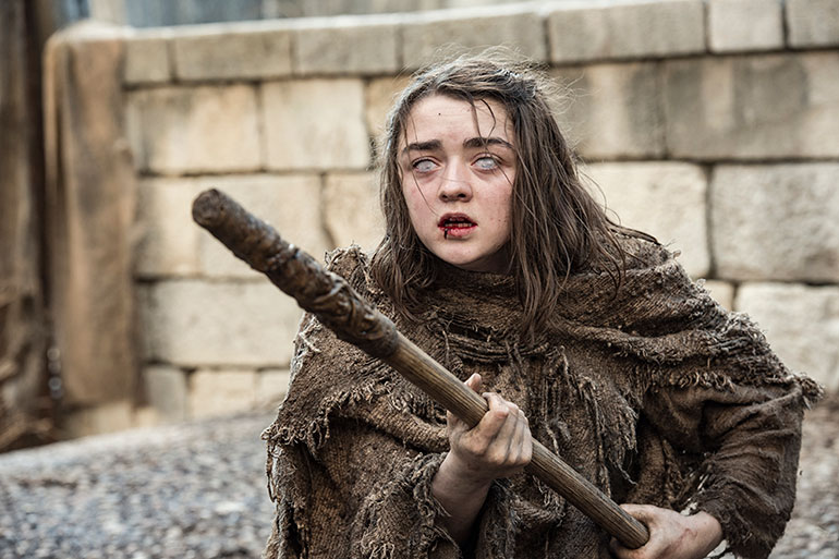 Maisie Williams Game of Thronesissa Maisie Williams Game of Thronesissa
