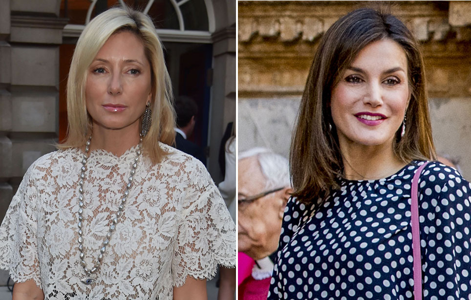 Kuningatar Letizia ja kruununprinsessa Marie-Chantal Kuningatar Letizia ja kruununprinsessa Marie-Chantal