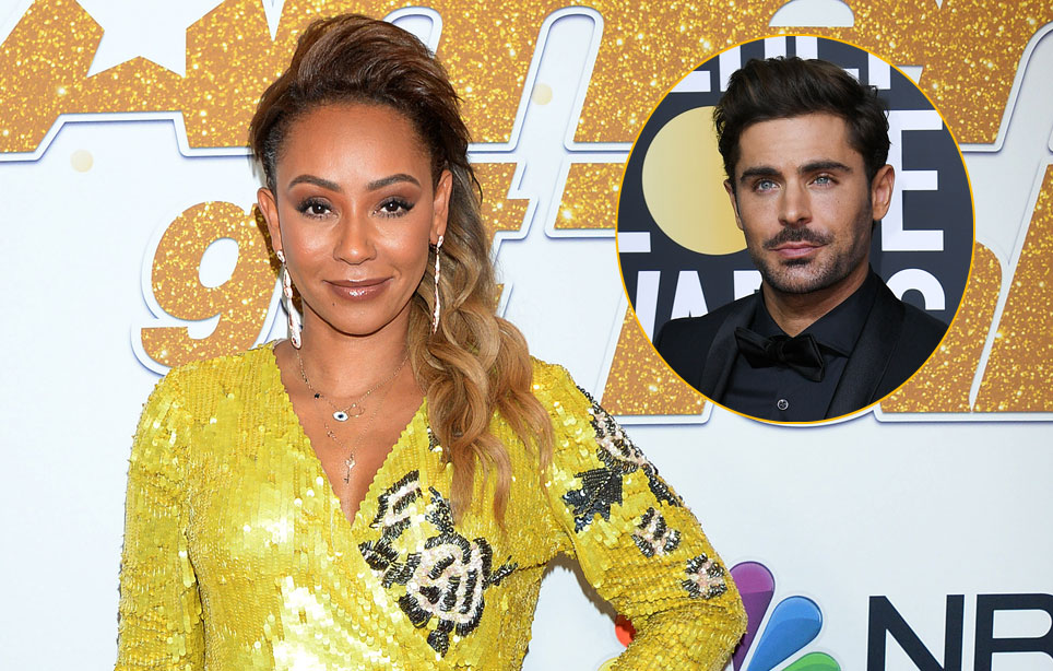 Mel B ja Zac Efron Mel B ja Zac Efron
