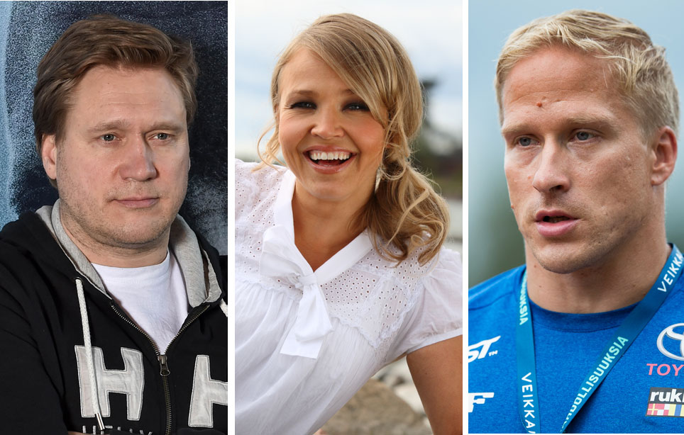 Samuli Edelmann, Marita Taavitsainen ja Leo-Pekka Tähti Samuli Edelmann, Marita Taavitsainen ja Leo-Pekka Tähti