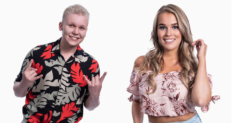 Arttu Lindeman ja Sara Sieppi Arttu Lindeman ja Sara Sieppi