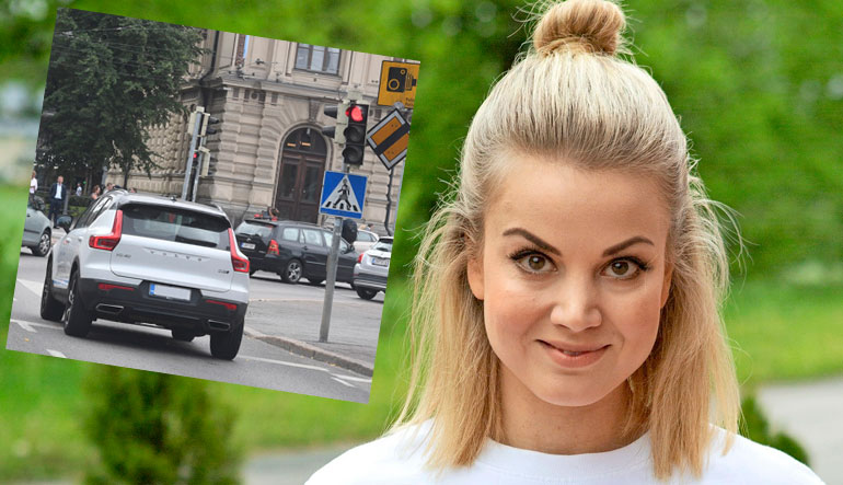 Janni Hussi ja sponsori-Volvo Janni Hussi ja sponsori-Volvo