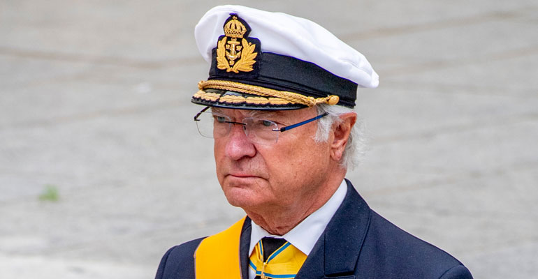 Kaarle Kustaa joutui vesisateeseen. Kaarle Kustaa joutui vesisateeseen.