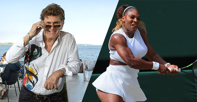 Frederik & Serena Williams. Frederik & Serena Williams.