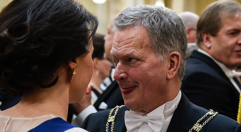 Linnan juhlat Sauli Niinistö Linnan juhlat Sauli Niinistö