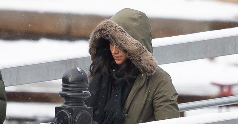 Meghan kuvattiin Kanadassa. Meghan kuvattiin Kanadassa.