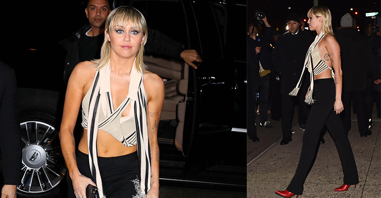 Miley Cyrus New York Fashion week 2020 Miley Cyrus New York Fashion week 2020