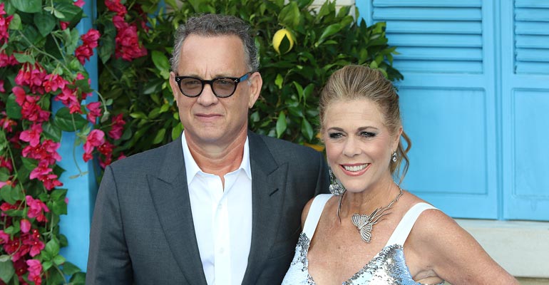 Tom Hanks ja vaimo. Tom Hanks ja vaimo.