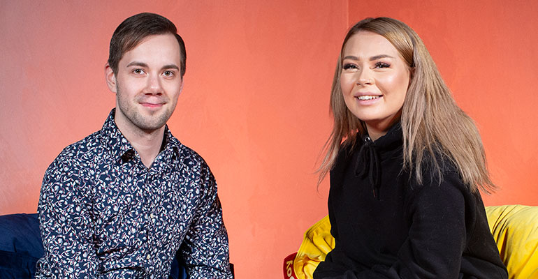 Antero Alhonen ja Jenna Mäkikyrö Antero Alhonen ja Jenna Mäkikyrö