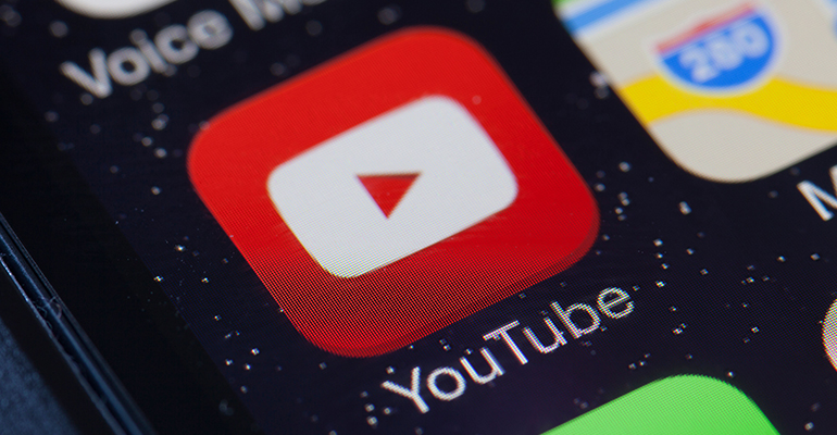 Youtube-logo. Kuvituskuva. Youtube-logo. Kuvituskuva.