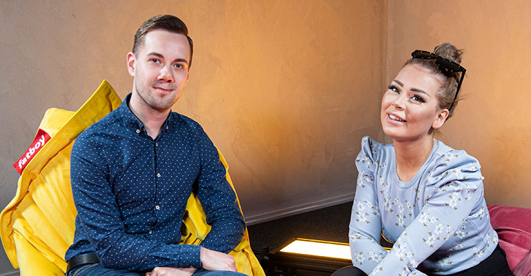 Antero Alhonen ja Jenna Mäkikyrö Antero Alhonen ja Jenna Mäkikyrö