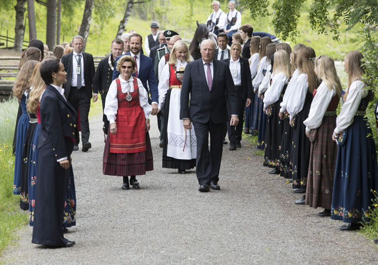 Norjan kuningaspari Harald ja Sonja