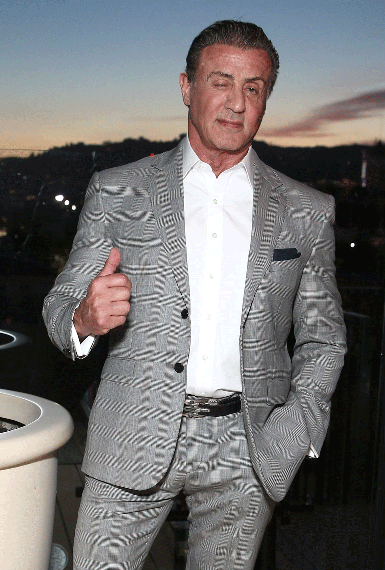 On se kova! Sylvester Stallone on vielä 71-vuotiaana kovemmassa kunnossa kuin monet parikymppiset jolpit.