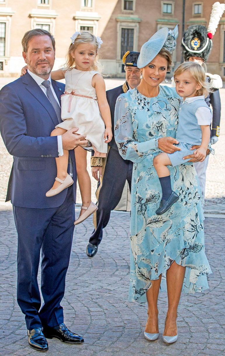 Chris O'Neill, prinsessa Madeleine, prinsessa Leonore ja prinssi Nicolas