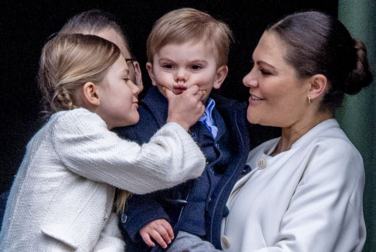 Ruotsin prinsessa Estelle ja prinssi Oscar
