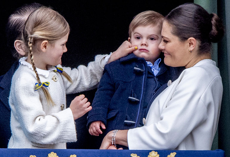 Ruotsin prinsessa Estelle ja prinssi Oscar