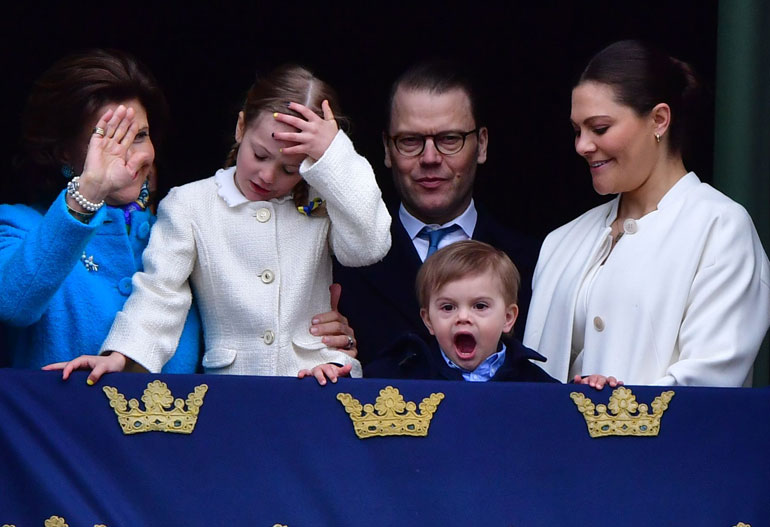 Ruotsin prinsessa Estelle ja prinssi Oscar