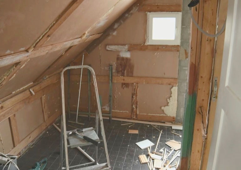 Sauna pesuhuoneineen oli rakennettu vesieristeitä myöten väärin.