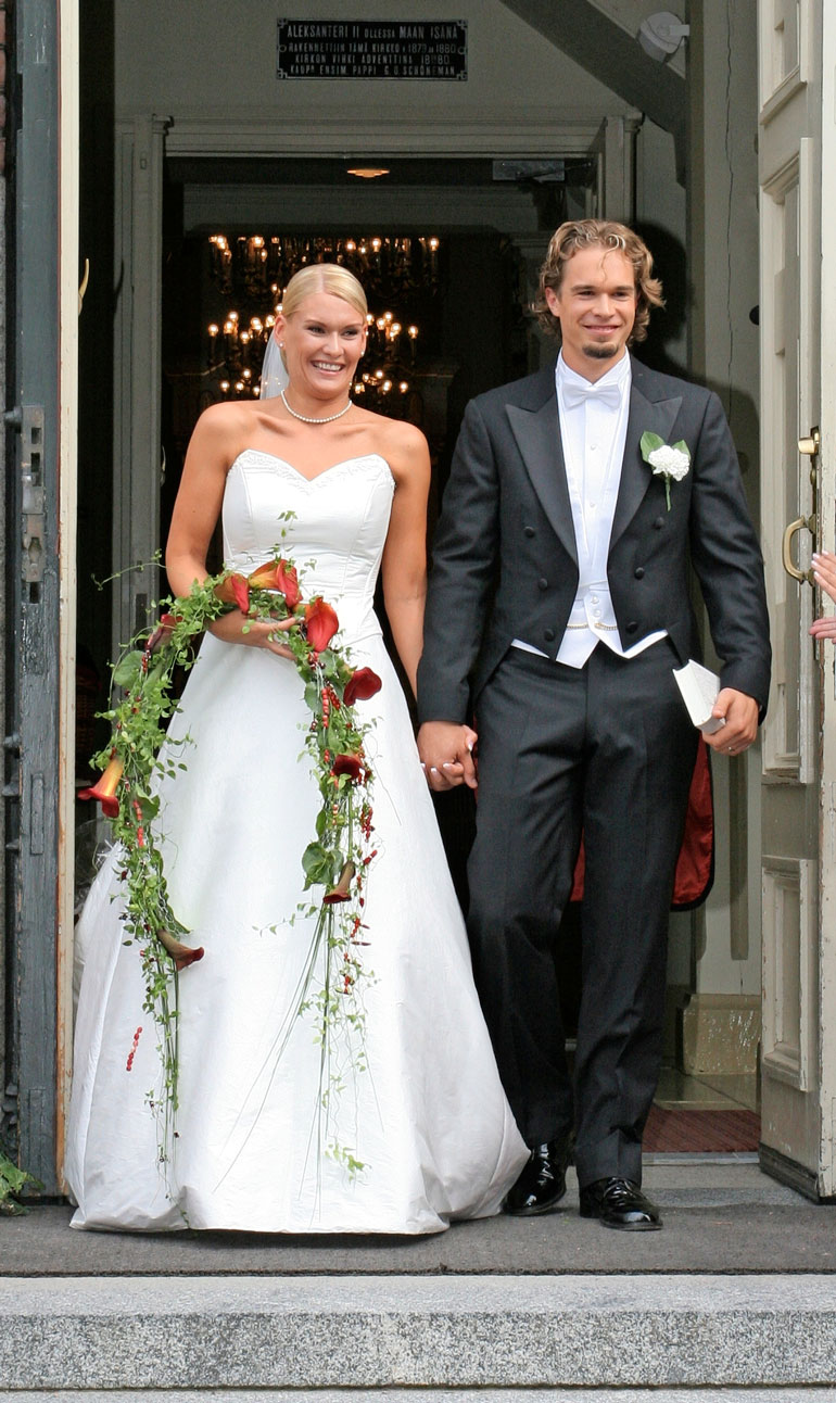 Heidi meni naimisiin Niklas-miehensä kanssa vuonna 2005.