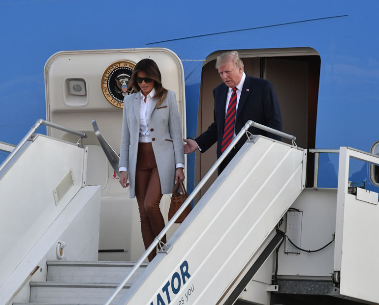 Melania ja Donald Trump