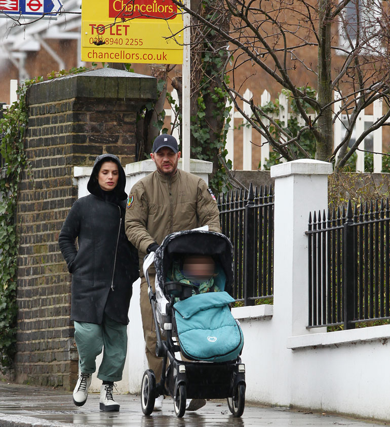 Tom Hardy, Charlotte Riley ja Louis Hardy