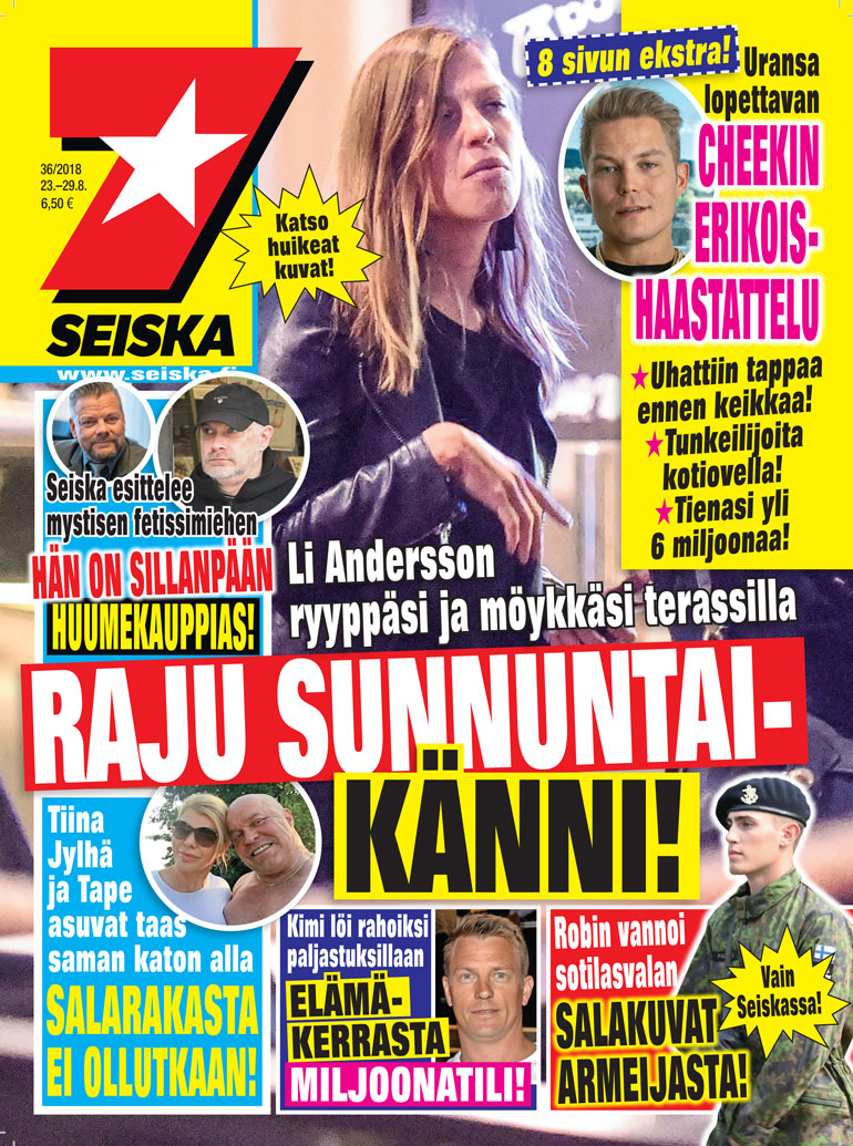 Li Andersson Seiskan kannessa.