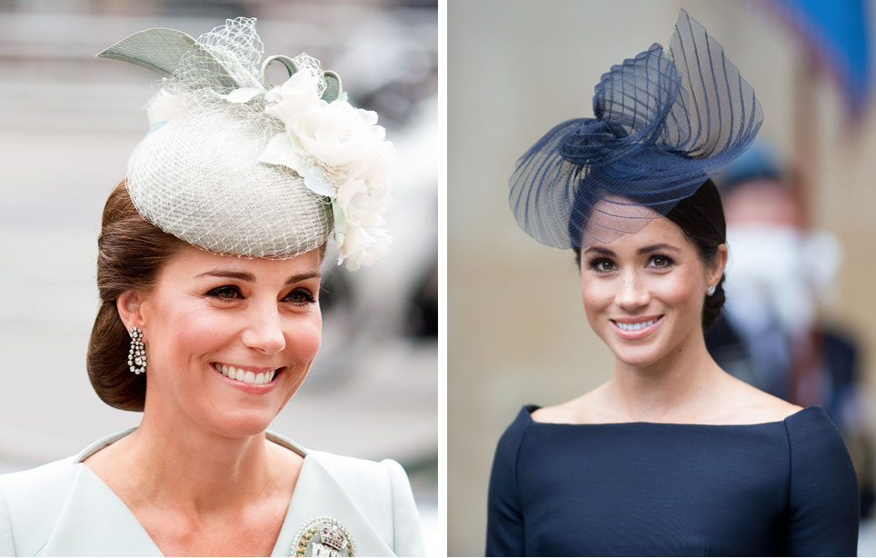 Cambridgen herttuatar Catharine ja Sussexin herttuatar Meghan