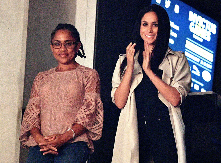 Sussexin herttuatar Meghan ja Doria Ragland