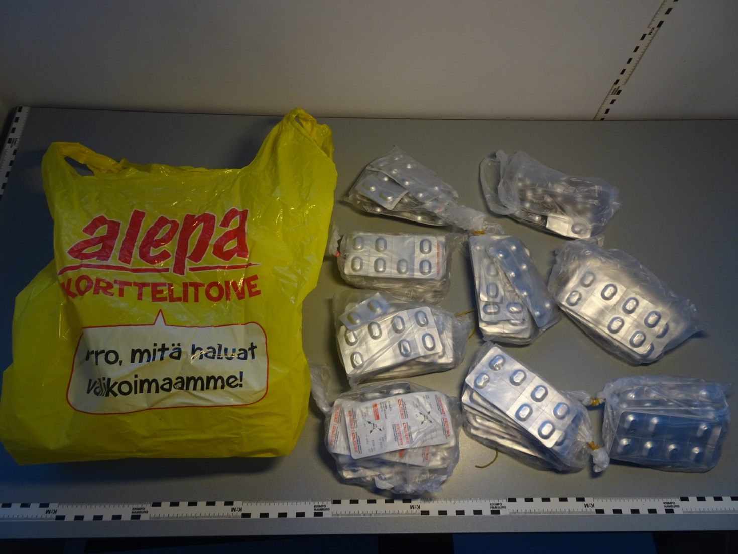 Anderssonin huumejuttuun liittyviä Subutex-tabletteja