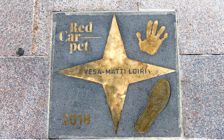 Vesa-Matti Loirin tähti Hyvinkäällä.