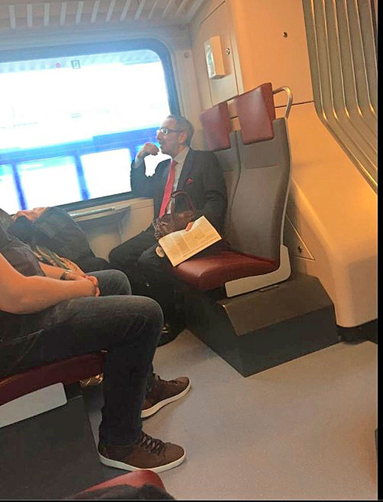Ben Zyskowicz junassa.