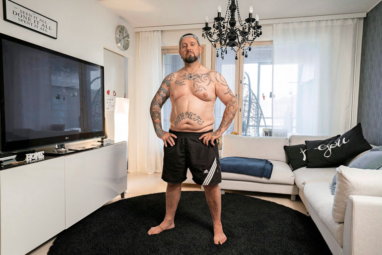 Esko sai kahdeksan viikkoa aikaa muuttaa elämäntapansa terveellisemmiksi. – Eskolle oli kova paikka kuulla mieshormonitason laskeneen, Pippa kertoo.