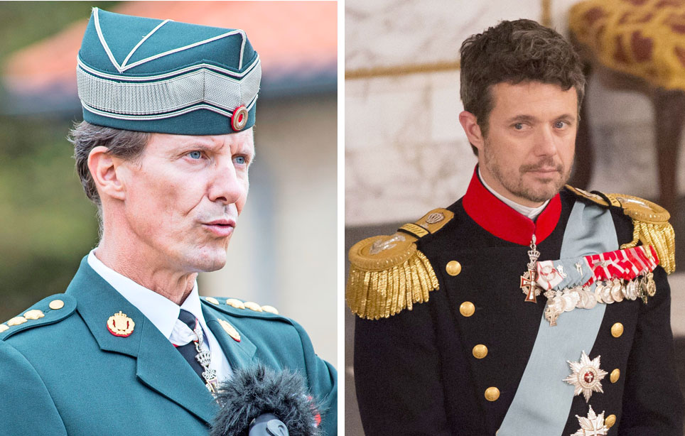 Tanskan prinssi Joachim ja kruununprinssi Frederik