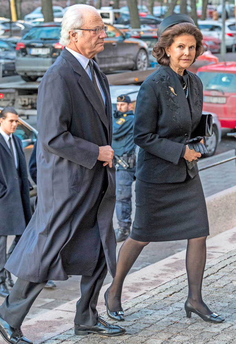 Ruotsin kuningaspari Kaarle Kustaa ja Silvia
