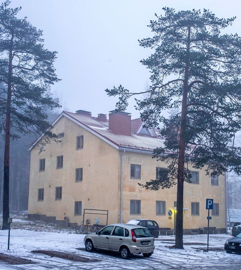 Jaren omistama pienkerrostalo sijaitsee lähellä Lahden keskustaa.