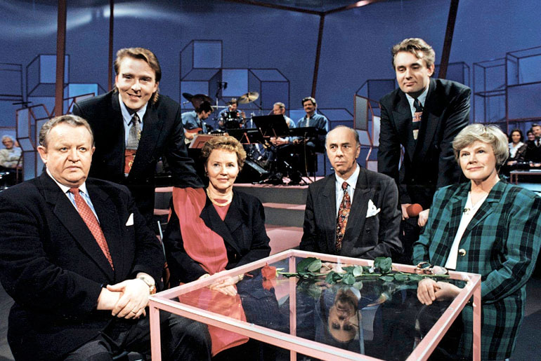 Martti ja Eeva Ahtisaari ja Ove ja Elisabeth Rehn