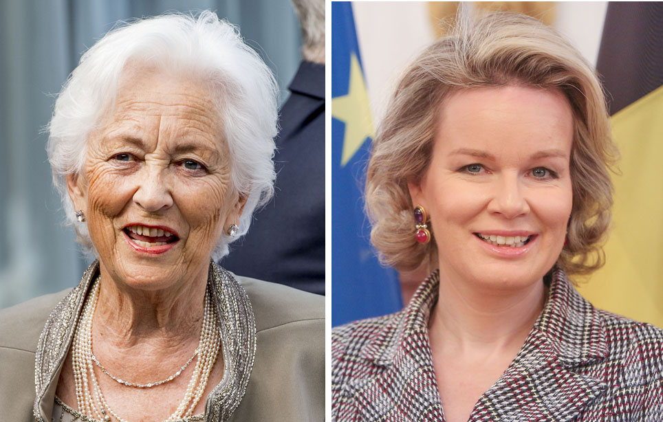 Belgian kuningattaret Paola ja Mathilde