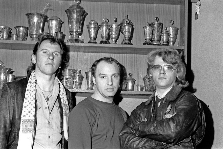 Hurriganesin legendaarisimpaan kokoonpanoon kuuluivat Remun lisäksi Cisse Häkkinen ja Albert Järvinen.