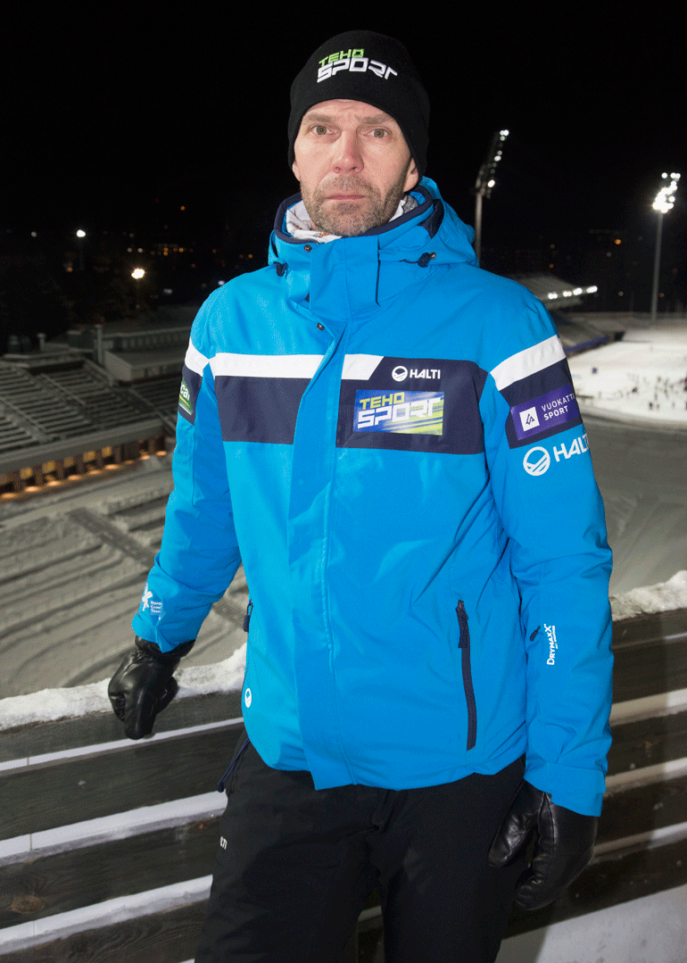 Janne Ahonen, 41, kuvattuna kotikaupungissaan Lahdessa tammikuussa 2019.