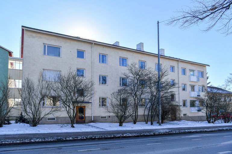 Mikko Virtasen kotitalo.