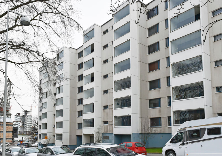 Näyttelijäpariskunta asuu 112-neliöisessä asunnossa.