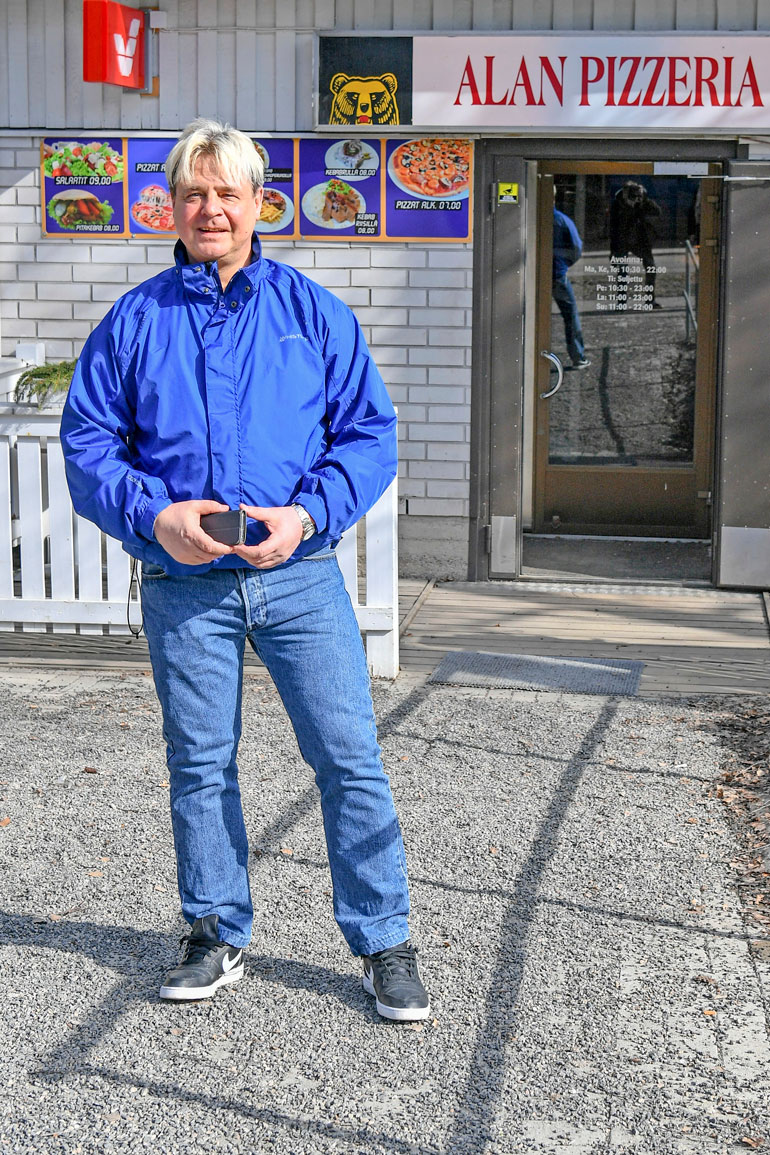 Arin ja Matin kantaravintola oli Jyväskylässä Alan pizzeria. – Matti vaati, että täällä myydään Sandelsia.