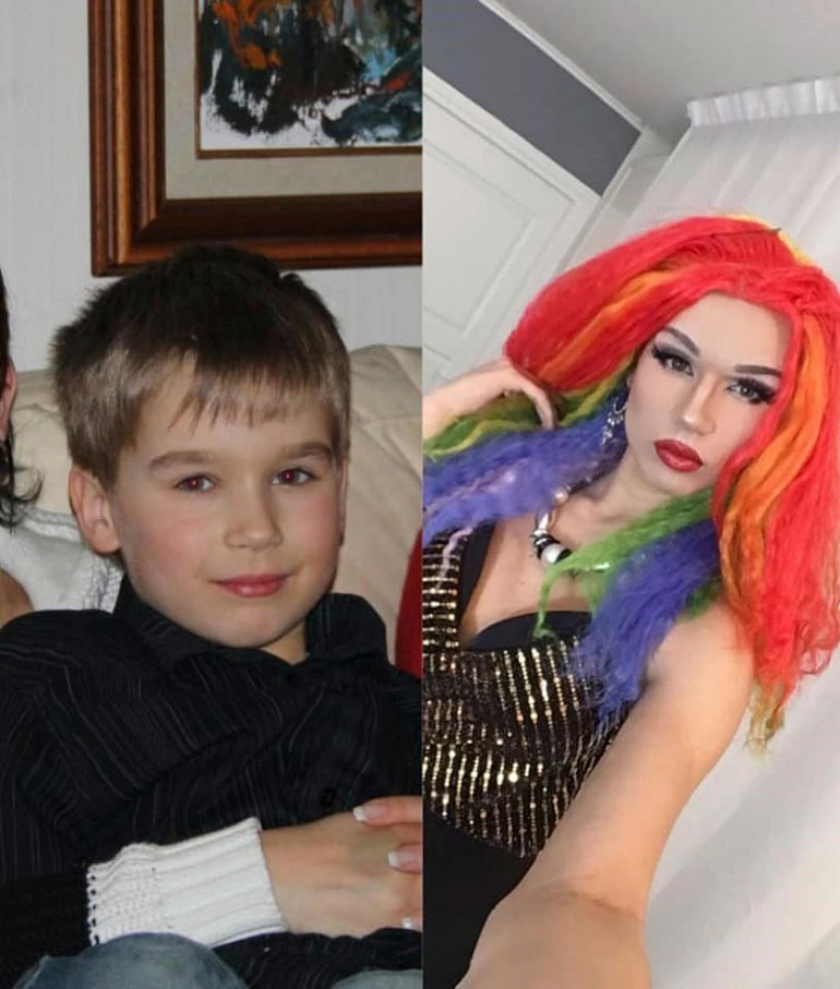 – Haluaisin elättää itseni drag-artistina, Luka haaveilee.