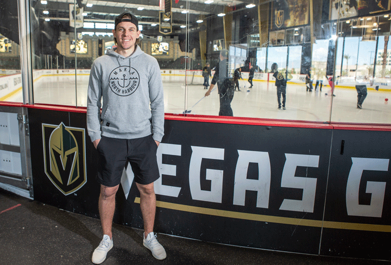 Seiska tapasi Erik Haulan Golden Knightsin harjoitushallissa Las Vegasin laitakaupungilla.