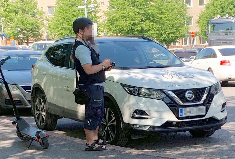 Alina Voronkovan missiauto.