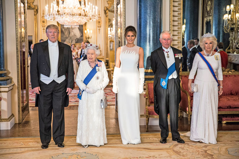 Brittihovi näytti Trumpille tämän paikan.