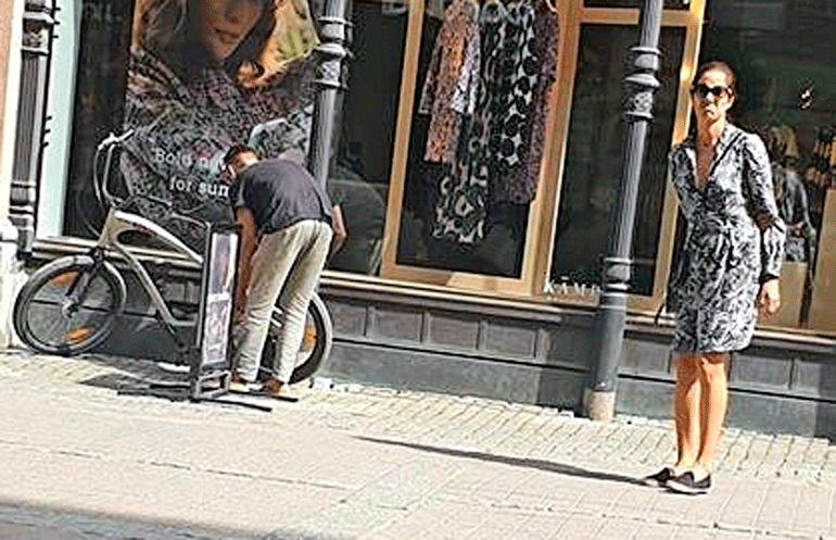 Jasper Pääkkönen ja Alexandra Escat