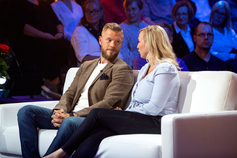 Jutta ja Juha osallistuivat hiljattain MTV:n Tuttu Juttu Show’n kuvauksiin.